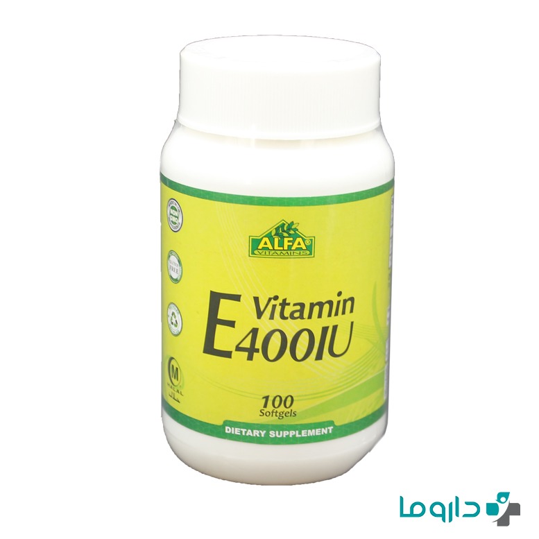 سافت ژل ویتامین E 400 واحد آلفا ویتامینز 100 عددی
