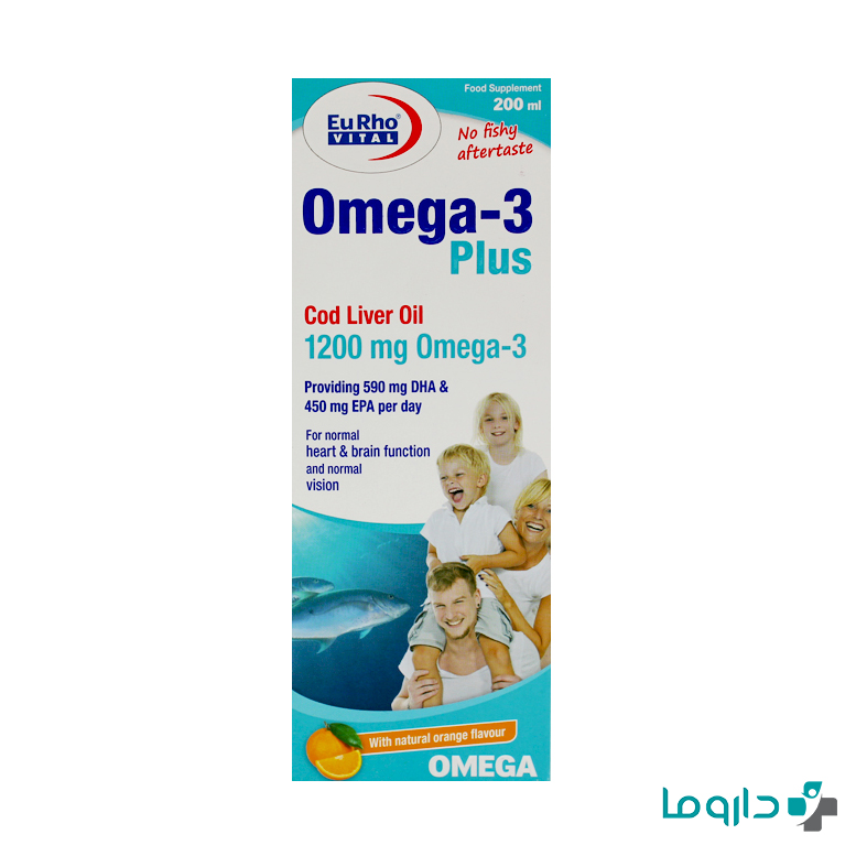 Eurho Vital Omega-3 plus syrupp