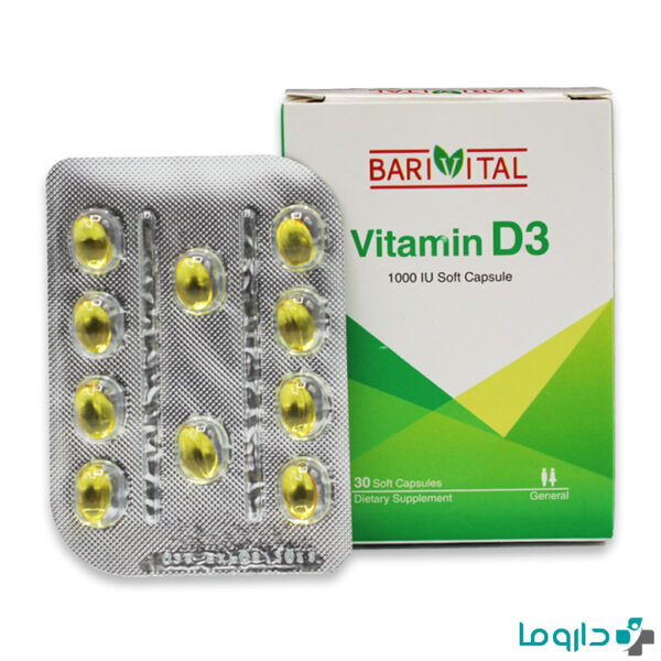 Vitamin D3 1000 IU Barivital 30 Capsule