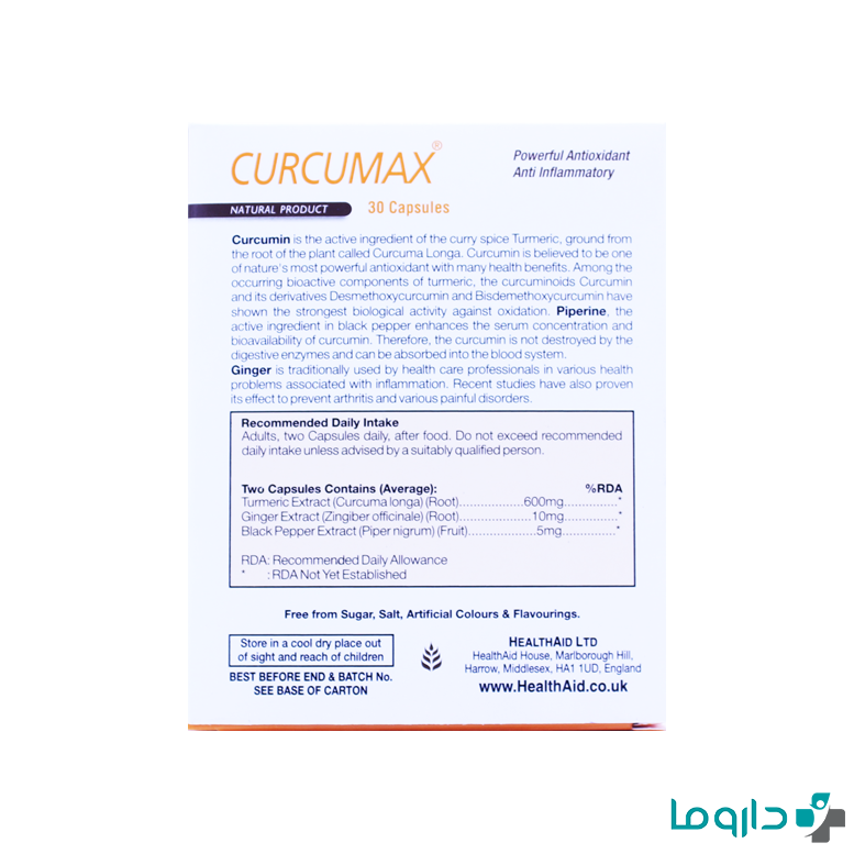 curcumax health aid