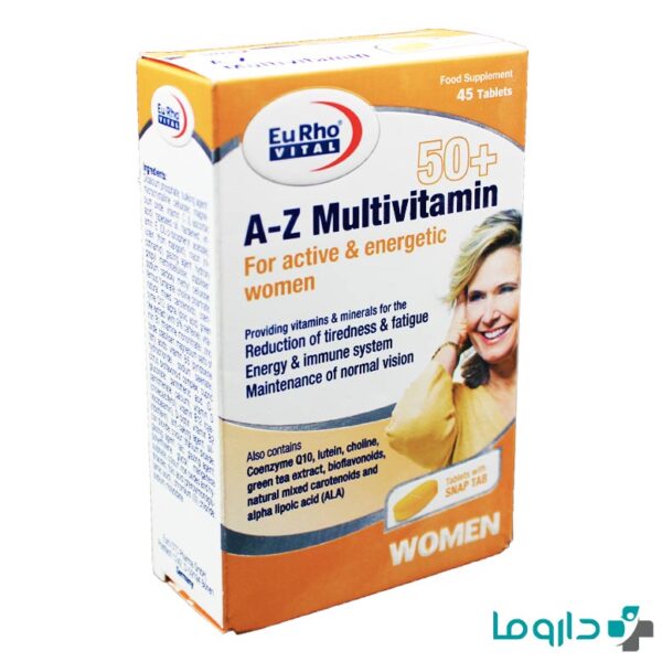 قرص A Z مولتی ویتامین 50+ بانوان یوروویتال