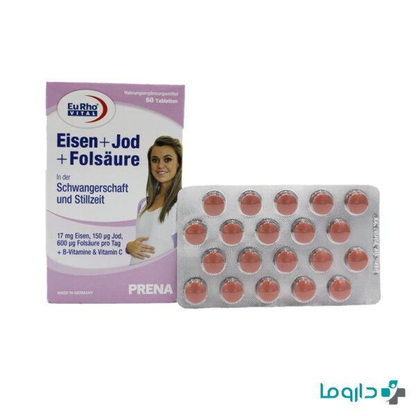 Eisen and Iodine and Folic Acid 60 Tablet