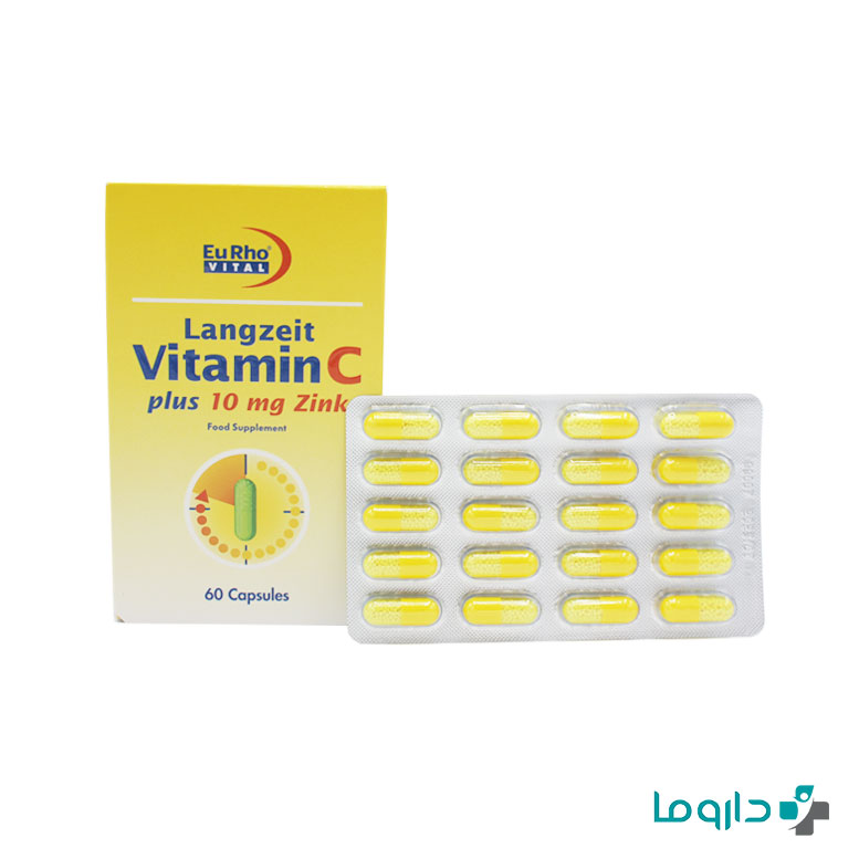 langzeit eurhovital vitamin c plus zink10mg60capsules