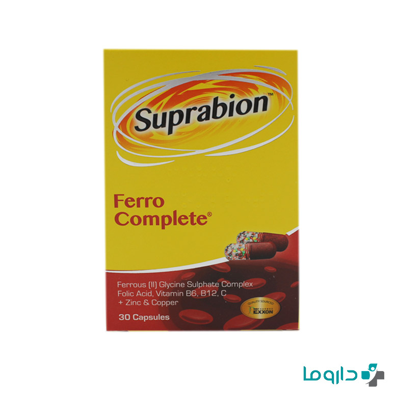 suprabion ferro complete 30 capsules