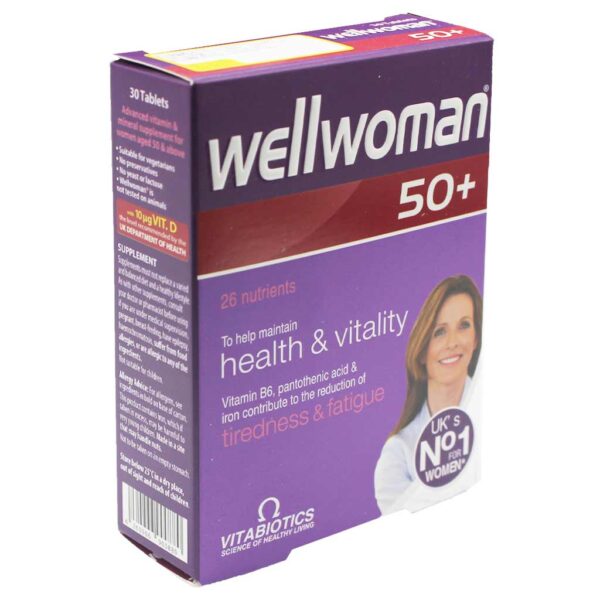کپسول ول وومن بالای ۵۰ سال ویتابیوتیکس مخصوص خانم ها ۳۰ عددی