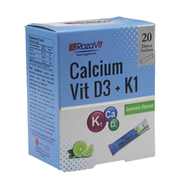 کلسیم و ویتامین د3 و کا1 رزاویت