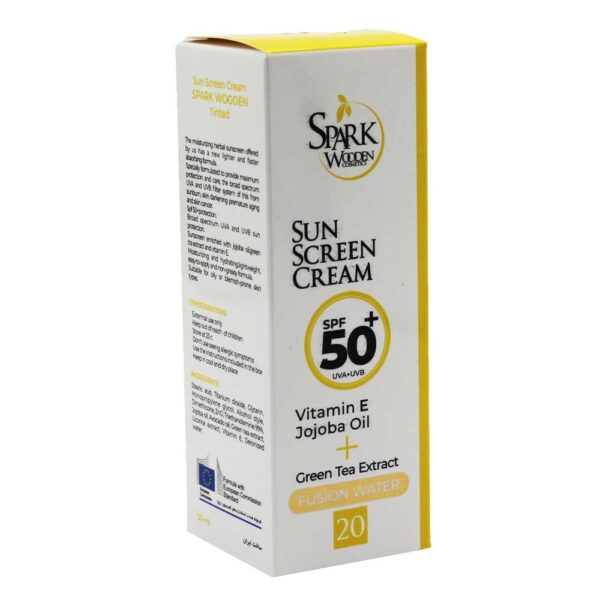 کرم ضد آفتاب بر پایه آب اسپارک وودن (SPF50)